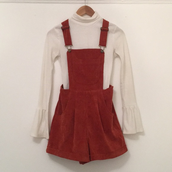 Mod Dolly London Dresses & Skirts - Short Overalls Rust - Mod Dolly London